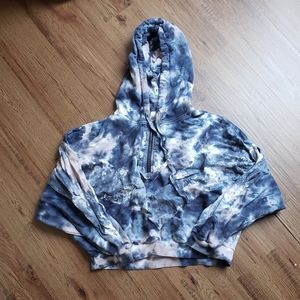 PINK VS cropped hoodie